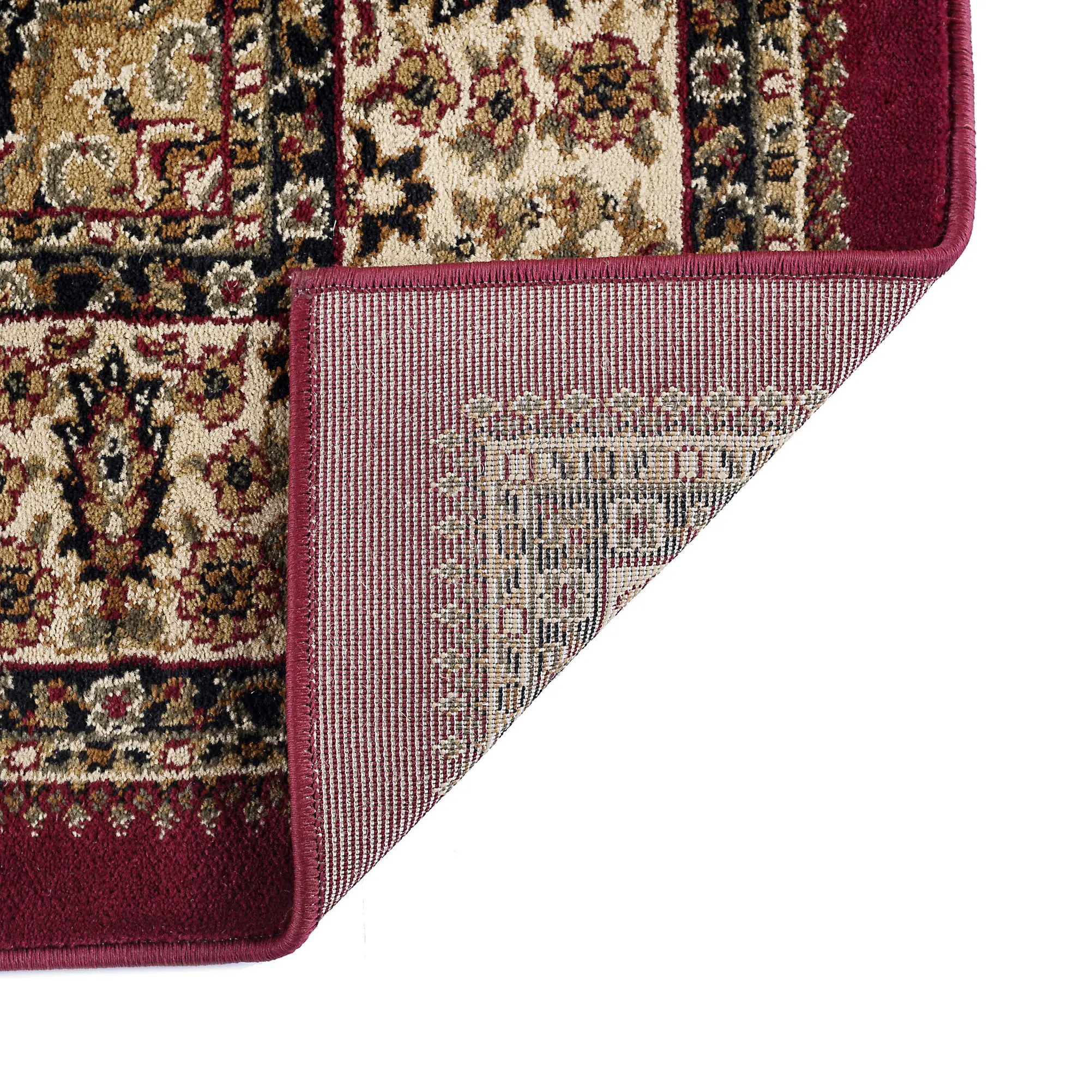 SNS47008x10 8 x 10 Large Red and Beige Area Rug - Sensation-5
