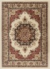 SNS47025X8 5 x 7 Medium Red and Beige Area Rug - Sensation