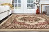 SNS4702 8x11 8 x 10 Large Red and Beige Area Rug - Sensation-6