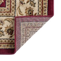 SNS47208x11 8 x 10 Large Red and Beige Area Rug - Sensation-5