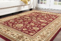 SNS47208x11 8 x 10 Large Red and Beige Area Rug - Sensation-7