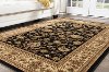 SNS4723 5x8 5 x 7 Medium Black and Tan Area Rug - Sensation-7