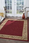 SNS4740 5x8 5 x 7 Medium Beige and Red Area Rug - Sensation-2
