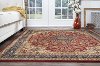 SNS4780 5x8 5 x 7 Medium Navy Blue and Red Area Rug - Sensation-6