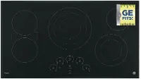 PP9036DJBB GE Profile 36 Inch Smoothtop Electric Cooktop - Black
