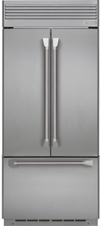 ZIPP360NHSS Monogram French Door Refrigerator - 36 Inch Stainless Steel