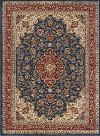 SNS4787 8x11 8 x 11 Large Navy Blue & Red Area Rug - Sensation