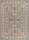LGN5076 5x7 5 x 7 Medium Blue, Gold & Ivory Area Rug - Laguna
