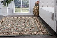 LGN50765x7 5 x 7 Medium Blue, Gold, and Ivory Area Rug - Laguna-3
