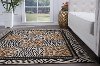 LGN5080 5x7 5 x 7 Medium Black & Bronze Animal Print Area Rug - Laguna-3
