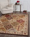 ELG5120 5x7 5 x 7 Medium Tan and Red Area Rug - Elegance-2