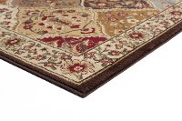ELG51205x7 5 x 7 Medium Tan and Red Area Rug - Elegance-3