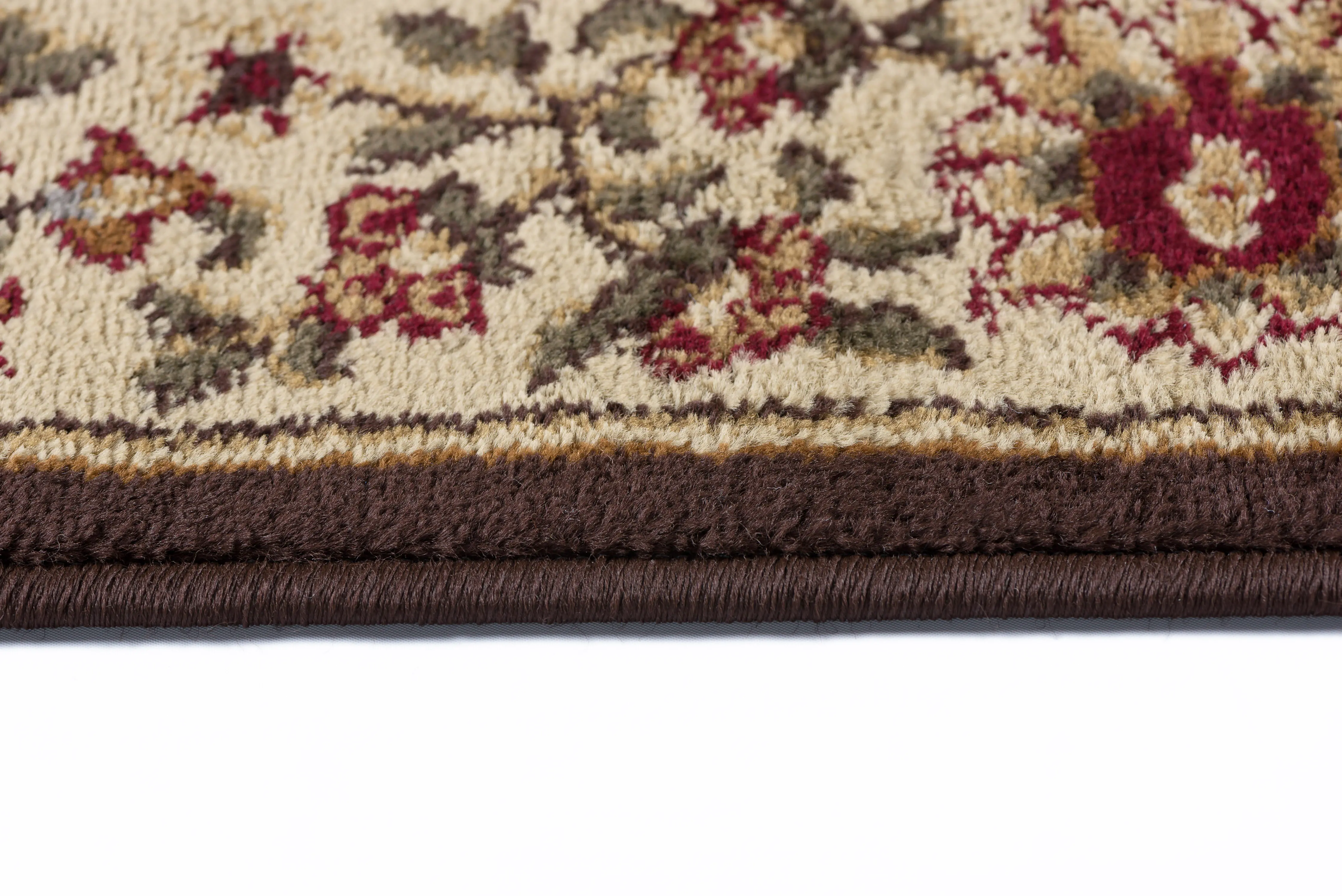 ELG51205x7 5 x 7 Medium Tan and Red Area Rug - Elegance-4