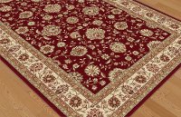 ELG51405x7 5 x 7 Medium Beige and Red Area Rug - Elegance-2