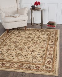 ELG51425x7 5 x 7 Medium Beige and Red Area Rug - Elegance-2