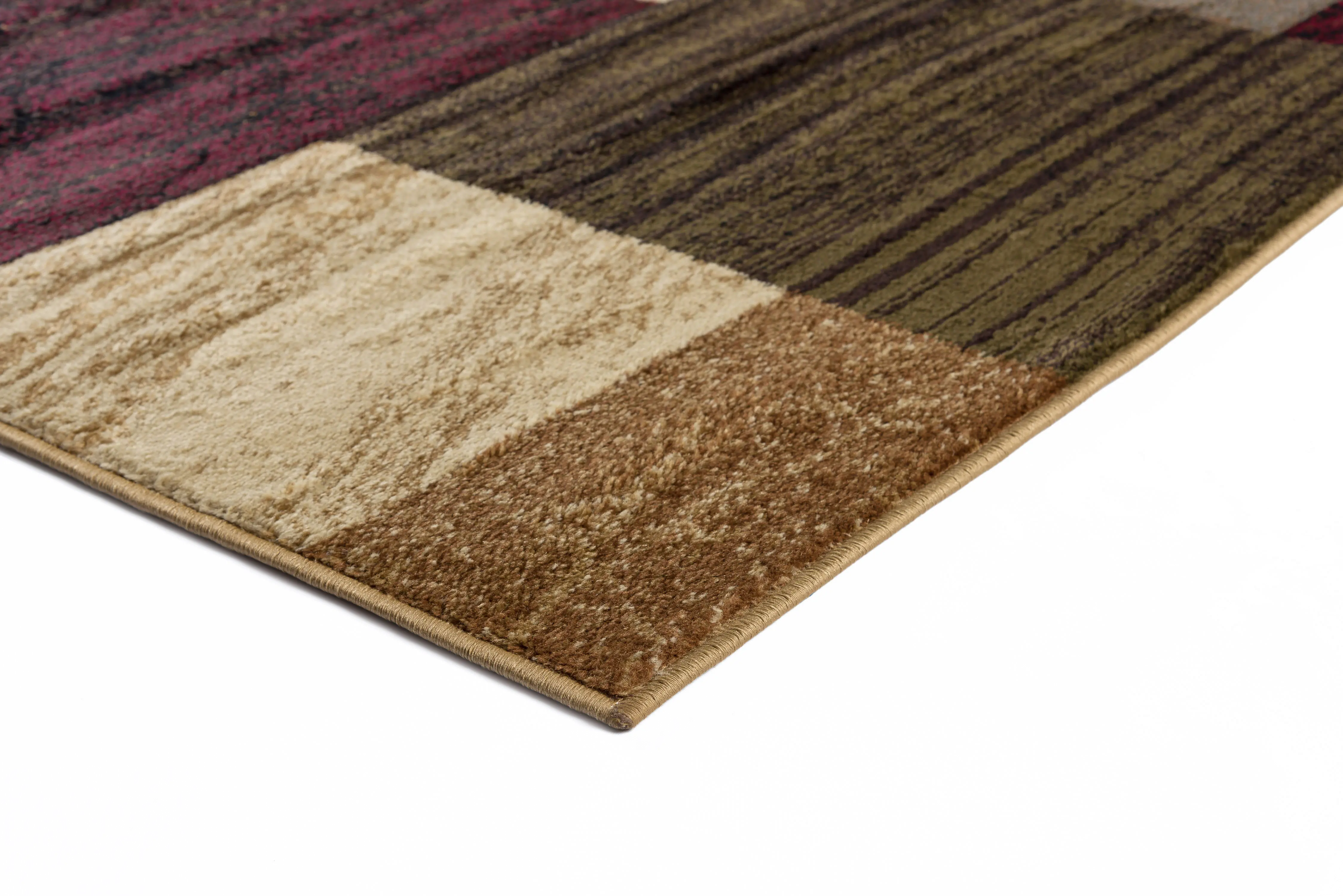 ELG52105x7 Elegance 5 x 7 Brown, Red, and Green Area Rug-3