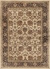 ELG5332 8x10 8 x 10 Large Ivory, Brown, and Gold Area Rug - Elegance-1