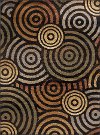 ELG5360 8x10 8 x 10 Large Brown, Blue, and Beige Area Rug - Elegance-1
