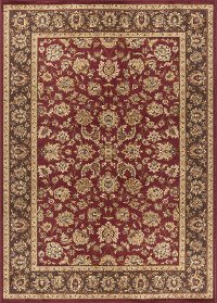 ELG5370 8x10 8 x 10 Large Red & Gold Area Rug - Elegance
