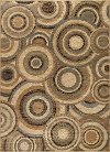 ELG5382 5x7 5 x 7 Medium Green, Beige, and Gold Area Rug - Elegance-1