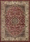 ELG5390 5x7 5 x 7 Medium Ivory, Red & Gold Area Rug - Elegance-1