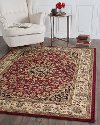 ELG5390 5x7 5 x 7 Medium Ivory, Red, and Gold Area Rug - Elegance-2