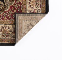 ELG53938x10 8 x 10 Large Black, Red, and Gold Area Rug - Elegance-5