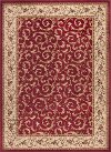 ELG54008x10 8 x 10 Large Ivory, Gold, and Red Area Rug - Elegance