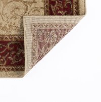 ELG54028X10 8 x 10 Large Ivory, Gold, and Red Area Rug - Elegance-5