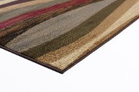 ELG54205x7 5 x 7 Medium Red, Gray-Blue, and Beige Area Rug - Elegance-3