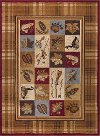 NTR65105x8 5 x 7 Medium Tan, Brown, and Blue Area Rug - Nature