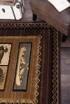 NTR6538 5x8 5 x 7 Medium Tan, Brown, and Blue Area Rug - Nature-7