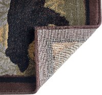 NTR65483x8 Tan, Green, and Red 7 Foot Runner Rug - Nature-5