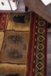NTR6570 8x11 8 x 11 Large Brown, Red & Green Area Rug - Nature-7