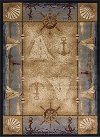NTR65828x11 8 x 10 Large Beige, Blue, and Red Area Rug - Nature
