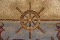 NTR65828x11 8 x 10 Large Beige, Blue, and Red Area Rug - Nature-8