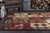 NTR6590 5x8 5 x 7 Medium Red, Brown, and Tan Area Rug - Nature-6
