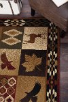 NTR6590 5x8 5 x 7 Medium Red, Brown, and Tan Area Rug - Nature-7