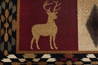 NTR65908x11 8 x 10 Large Red, Brown, and Tan Area Rug - Nature-8