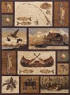 NTR66208x11 8 x 10 Large Green, Brown, and Beige Area Rug - Nature