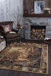 NTR6680 5x8 5 x 7 Medium Brown & Beige Area Rug - Nature-2