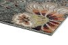 CPR1009 5x8 5 x 7 Medium Aqua Blue, Mocha Brown, and Gold Area Rug - Capri-3