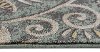 CPR1009 5x8 5 x 7 Medium Aqua Blue, Mocha Brown, and Gold Area Rug - Capri-4