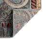 CPR1009 5x8 5 x 7 Medium Aqua Blue, Mocha Brown, and Gold Area Rug - Capri-5