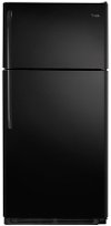 FFTR1821QB Frigidaire 30 Inch 18 Cu. Ft. Top Freezer Refrigerator - Black