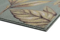 CPR10125x8 5 x 7 Medium Ivory, Aqua Blue, and Gold Area Rug - Capri-3