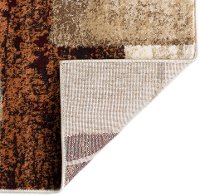 DCO10045x8 5 x 7 Medium Red, Brown, and Teal Area Rug - Deco-5