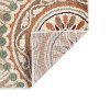 DCO1011 5x8 5 x 7 Medium Ivory, Teal Blue, and Red Area Rug - Deco-5