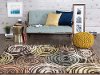 DCO1015 8x10 8 x 10 Large Brown, Ivory & Green Area Rug - Deco-2