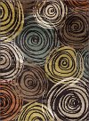 DCO10158x10 8 x 10 Large Brown, Ivory, and Green Area Rug - Deco